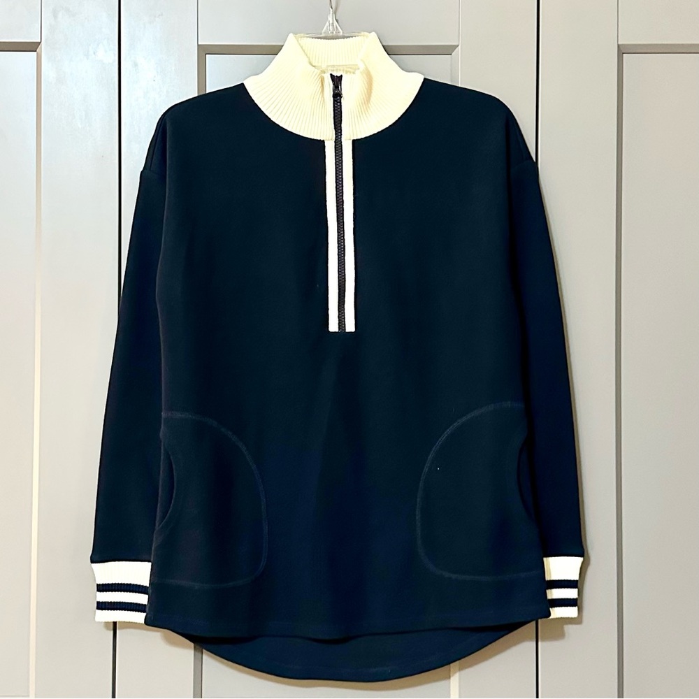 Krimson Klover Ceres Quarter Zip Sweater Pullover Ribbed Collar/Cuffs Women’s XS